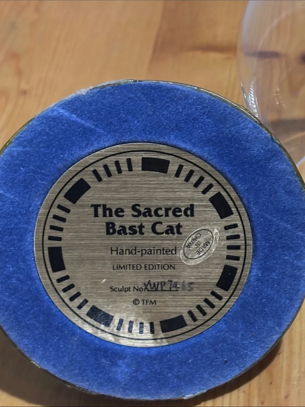 The Sacred Bast Cat Hand-Painted Limited Edition